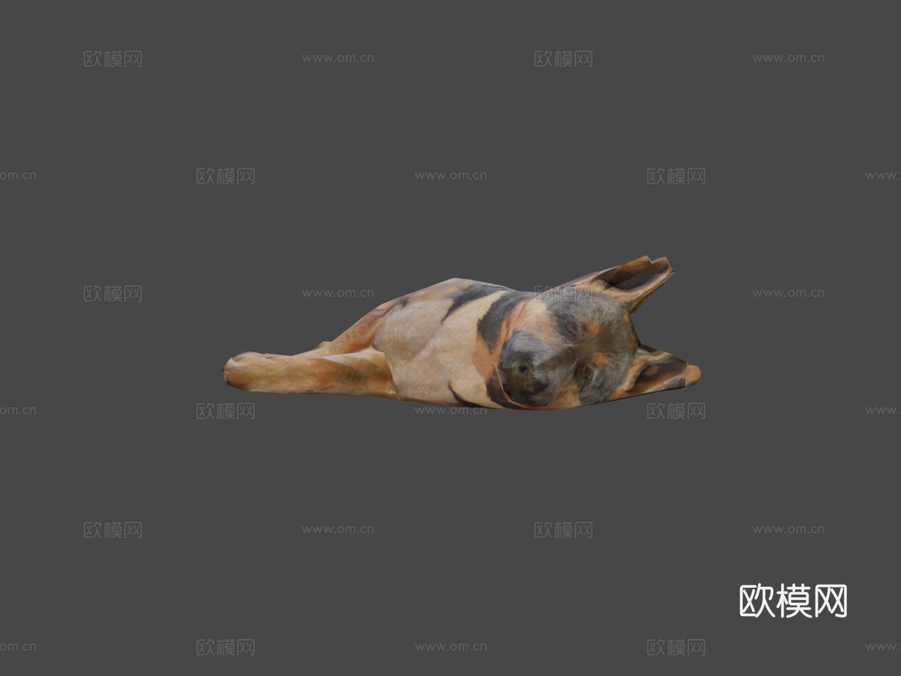 德国牧羊犬su模型