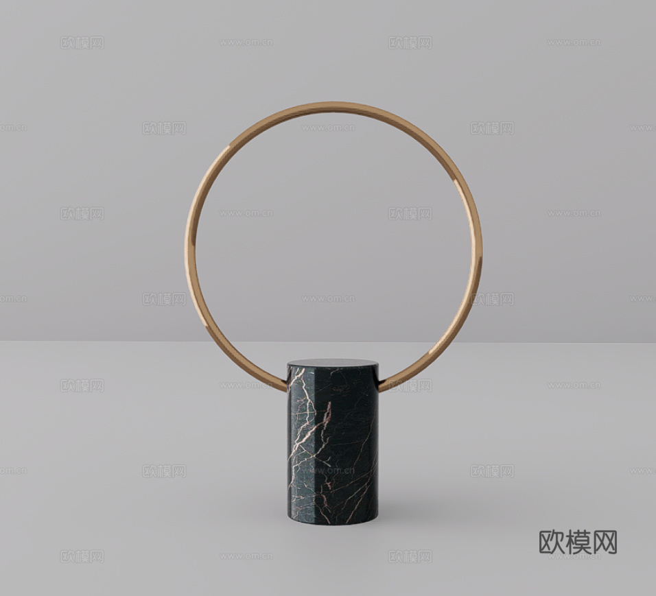 金属摆件su模型