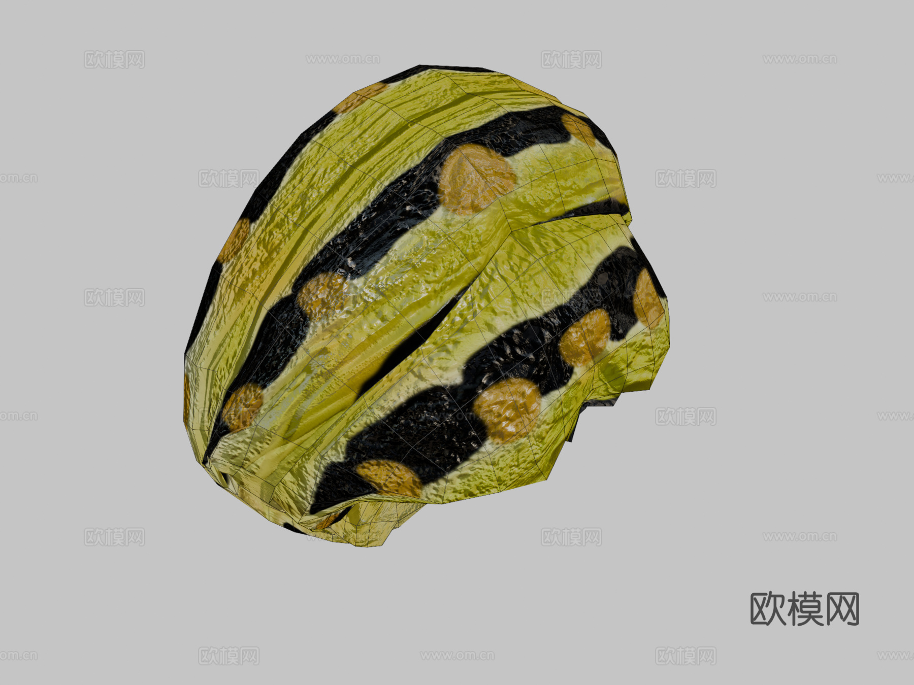 金凤蝶毛毛虫su模型