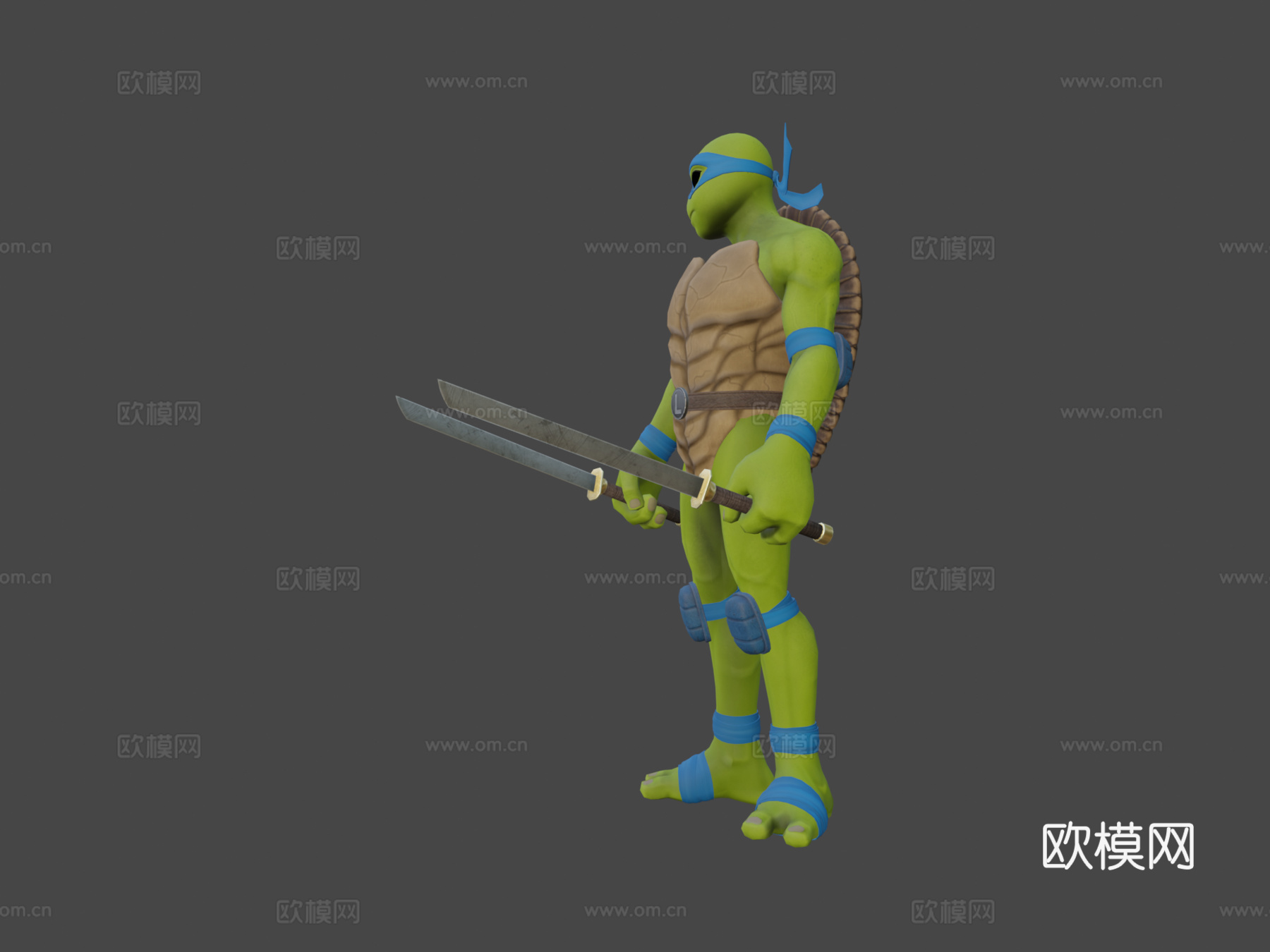 忍者神龟莱昂纳多su模型