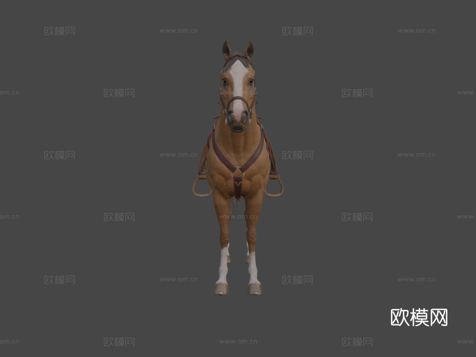 狂野西部马模型su模型