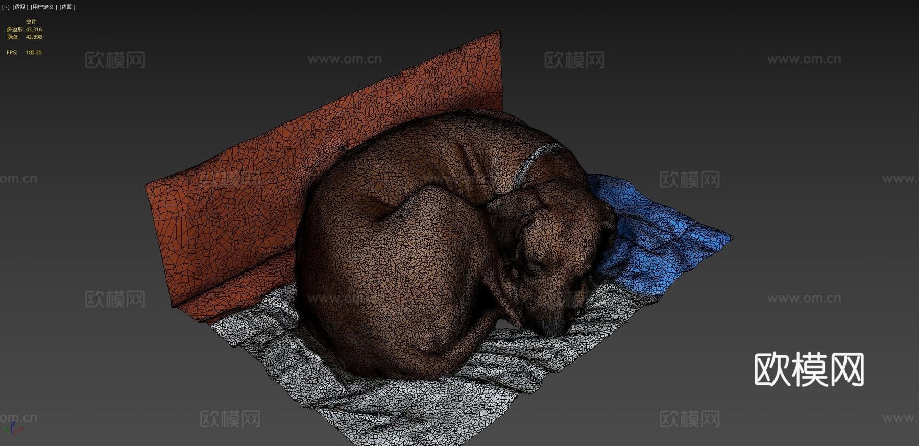 狗-3D扫描测试su模型