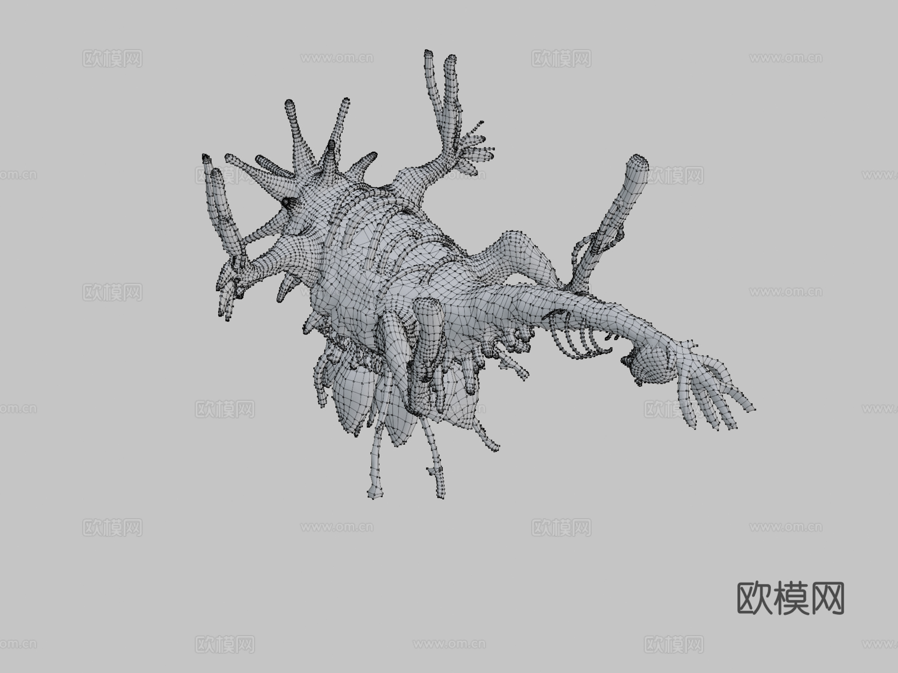 异星植物猎人-超级生命体su模型