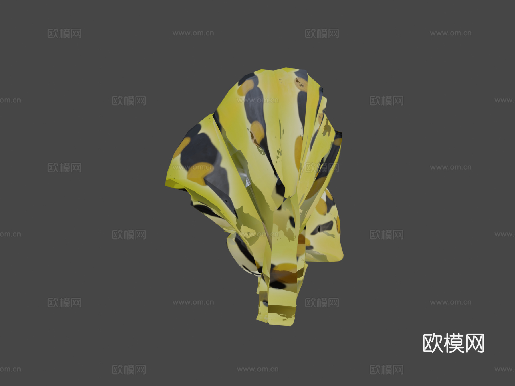 金凤蝶毛毛虫su模型