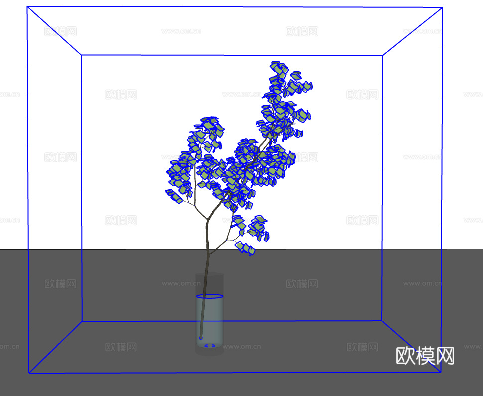 花瓶植物su模型