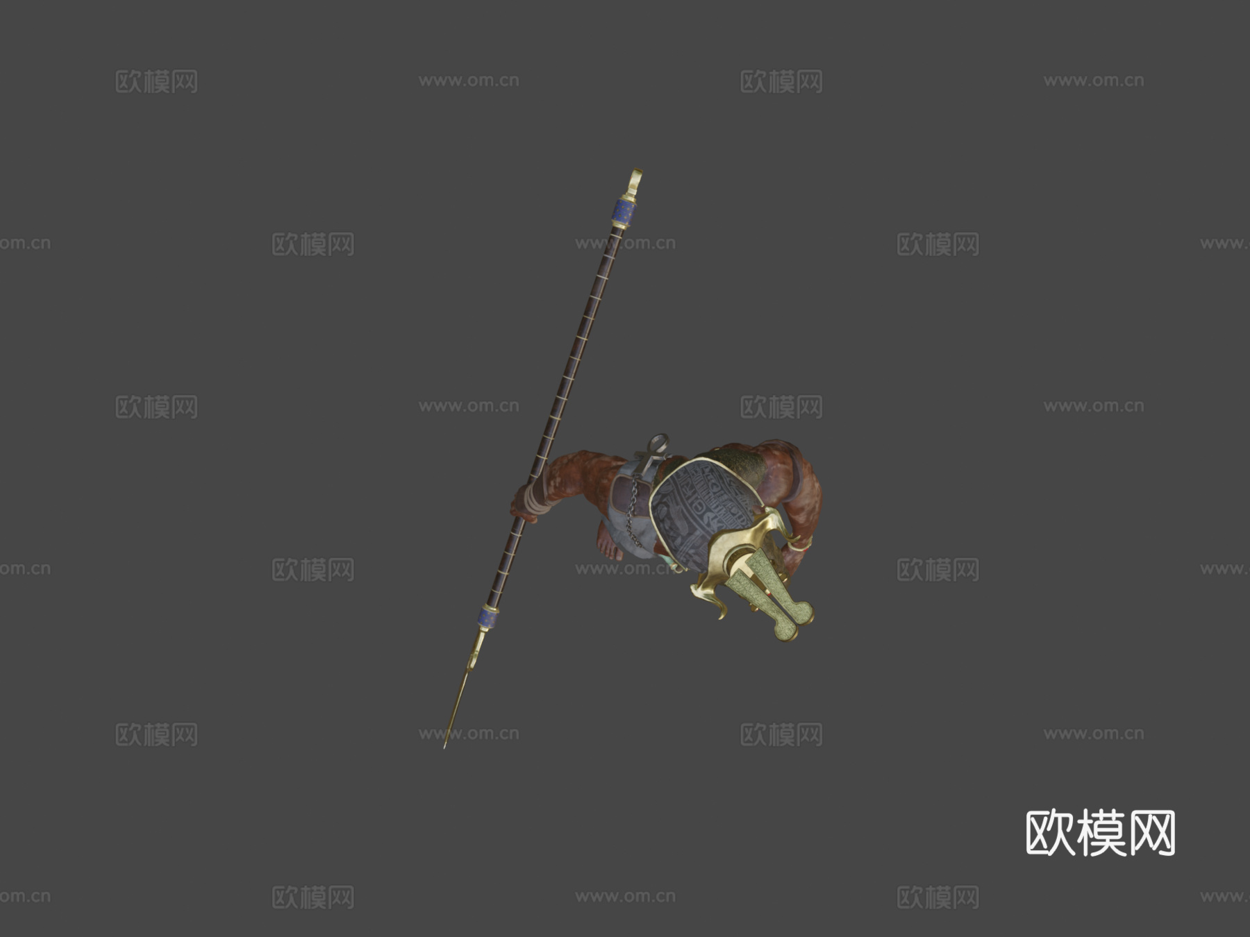 尼罗河创造者索贝克su模型