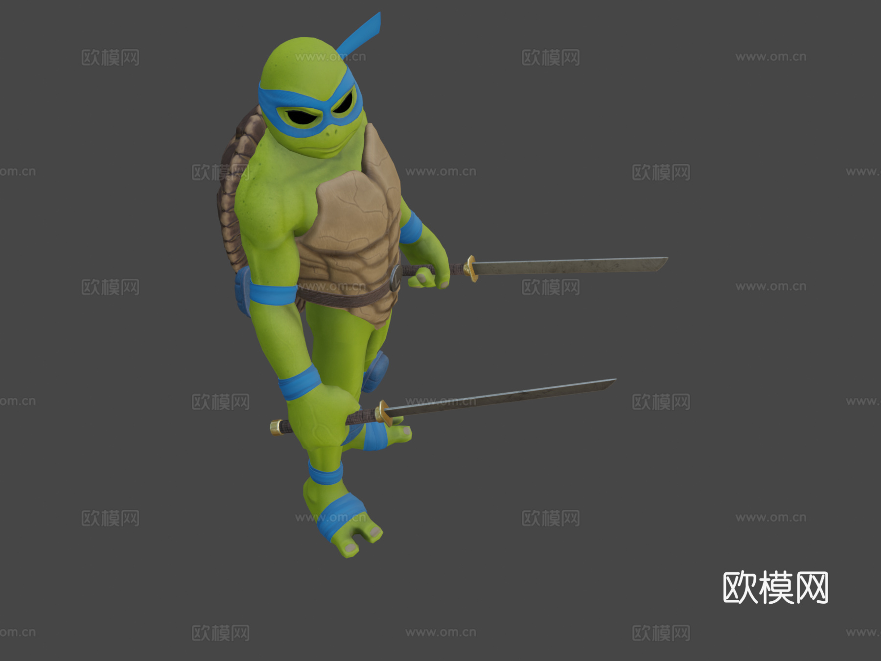 忍者神龟莱昂纳多su模型