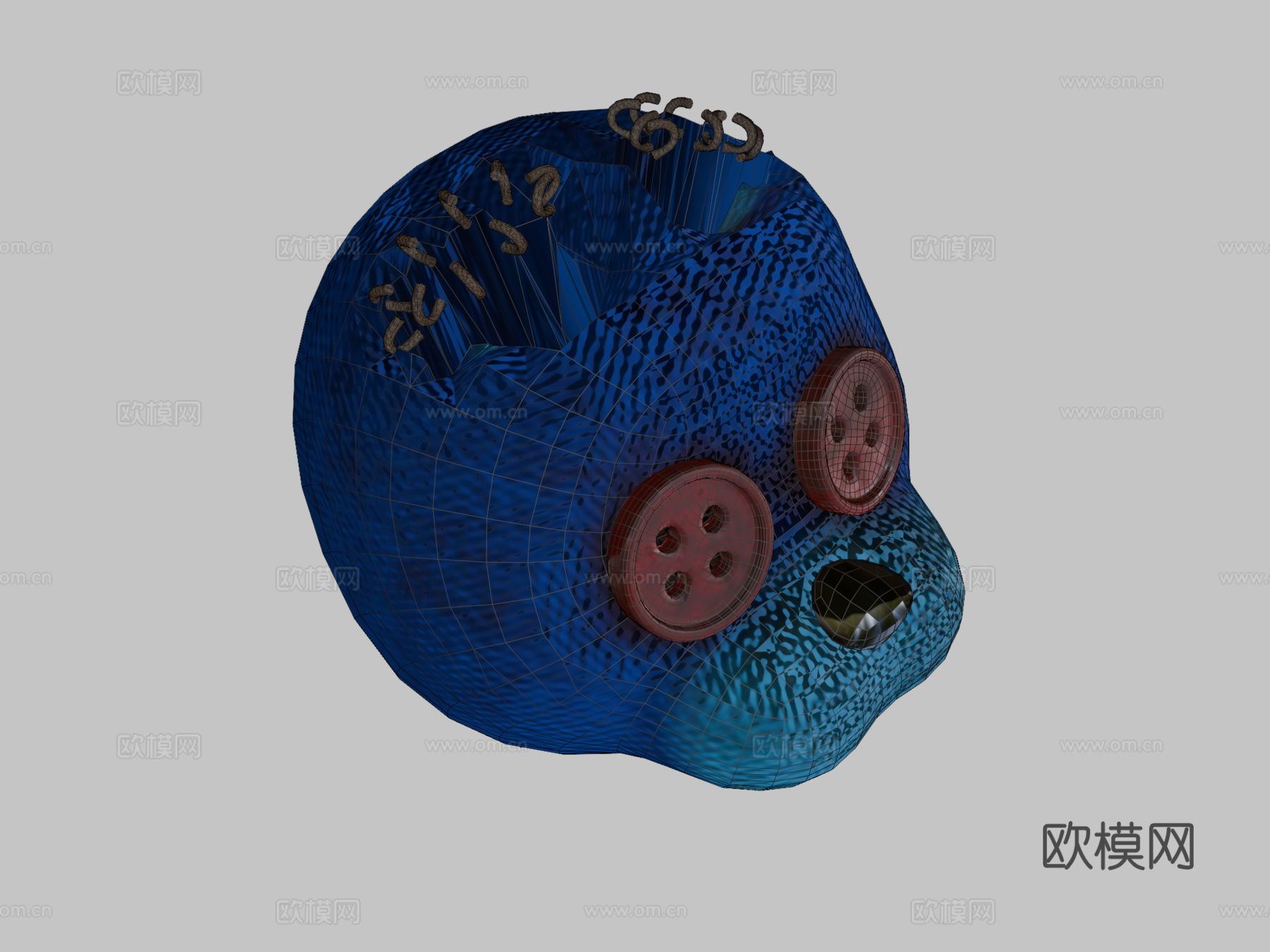 波波邦毛绒su模型