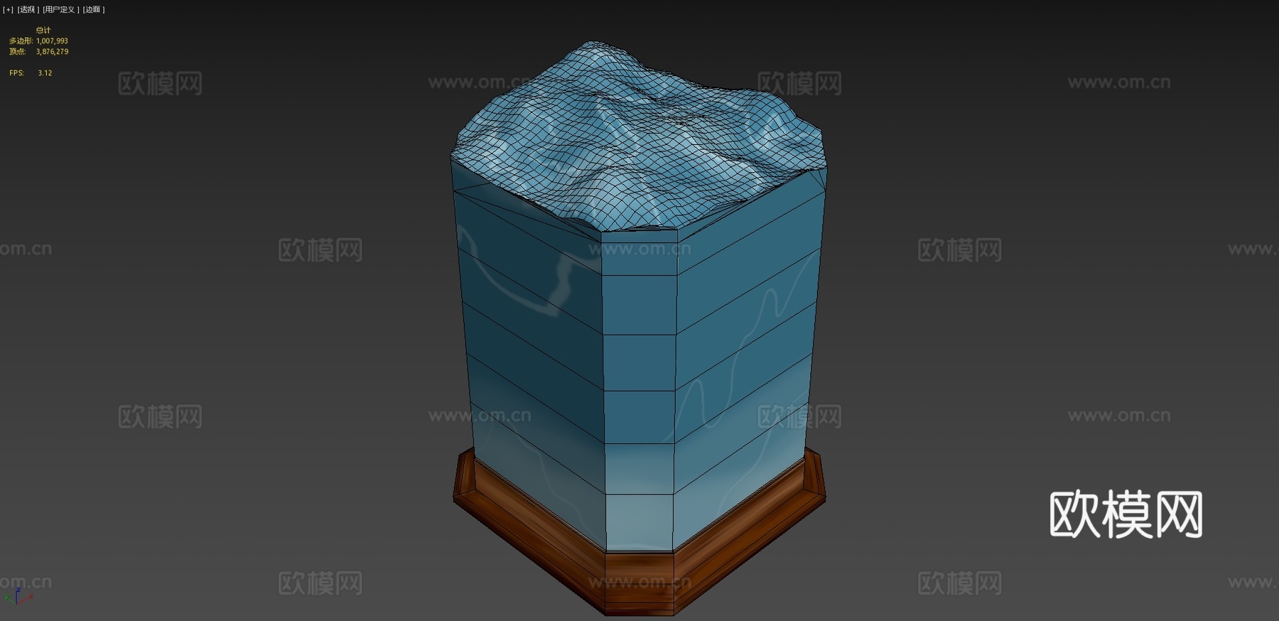 水母立体模型su模型