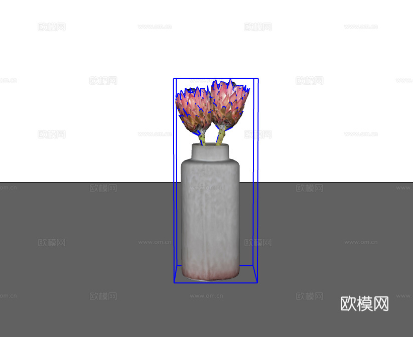 花瓶摆件su模型