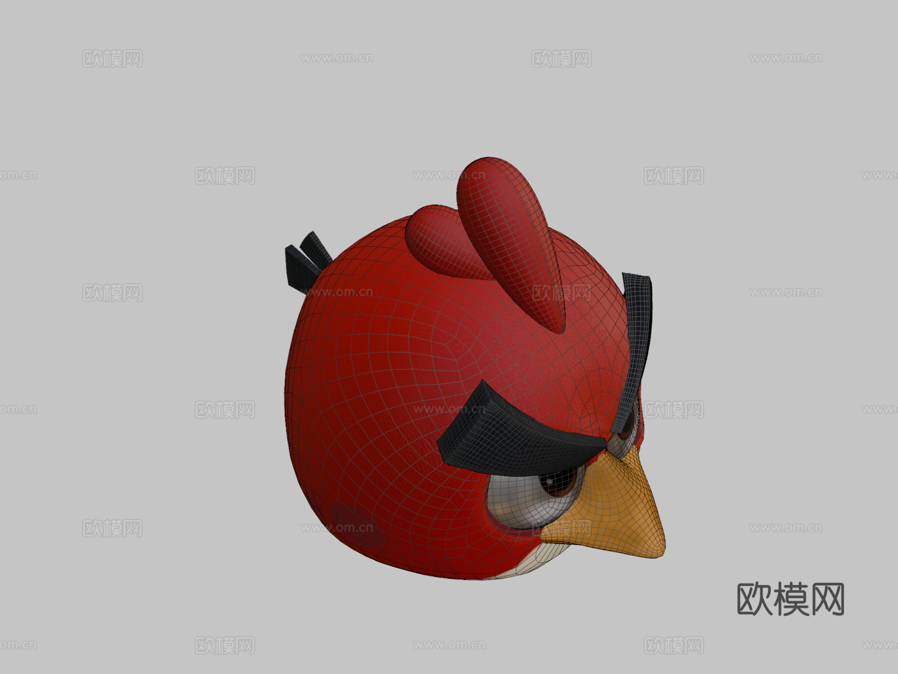 愤怒的小鸟su模型