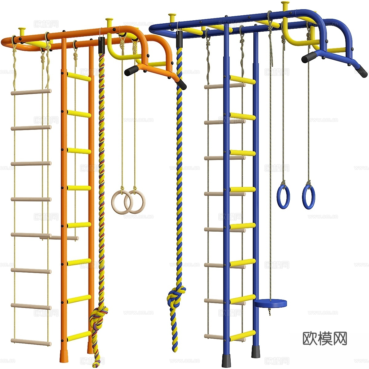 儿童运动综合体套装-33d模型下载