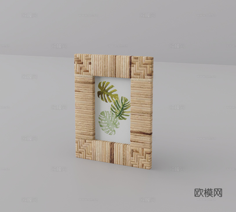 挂画相框su模型