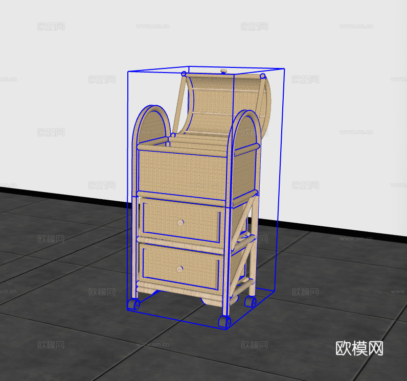 置物柜su模型