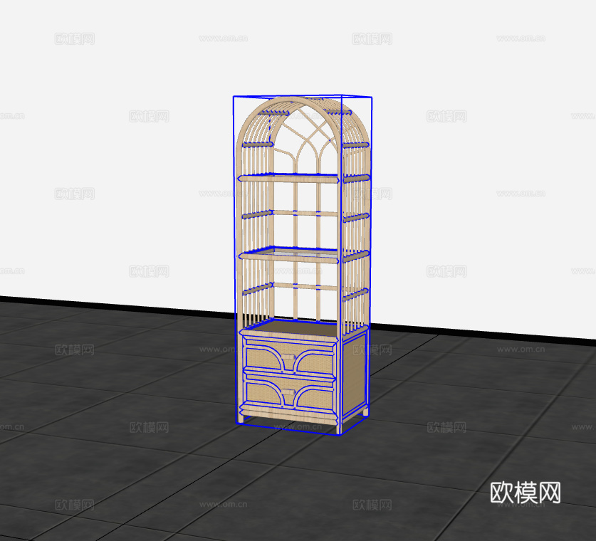 置物柜su模型