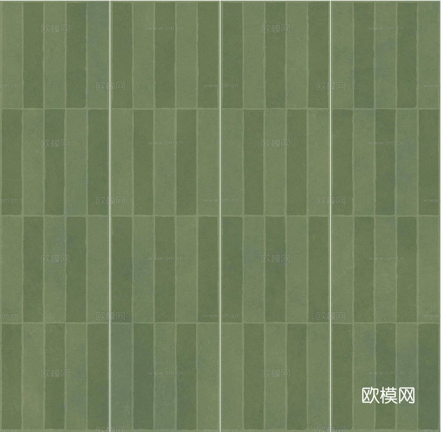 绿色复古仿古格子砖