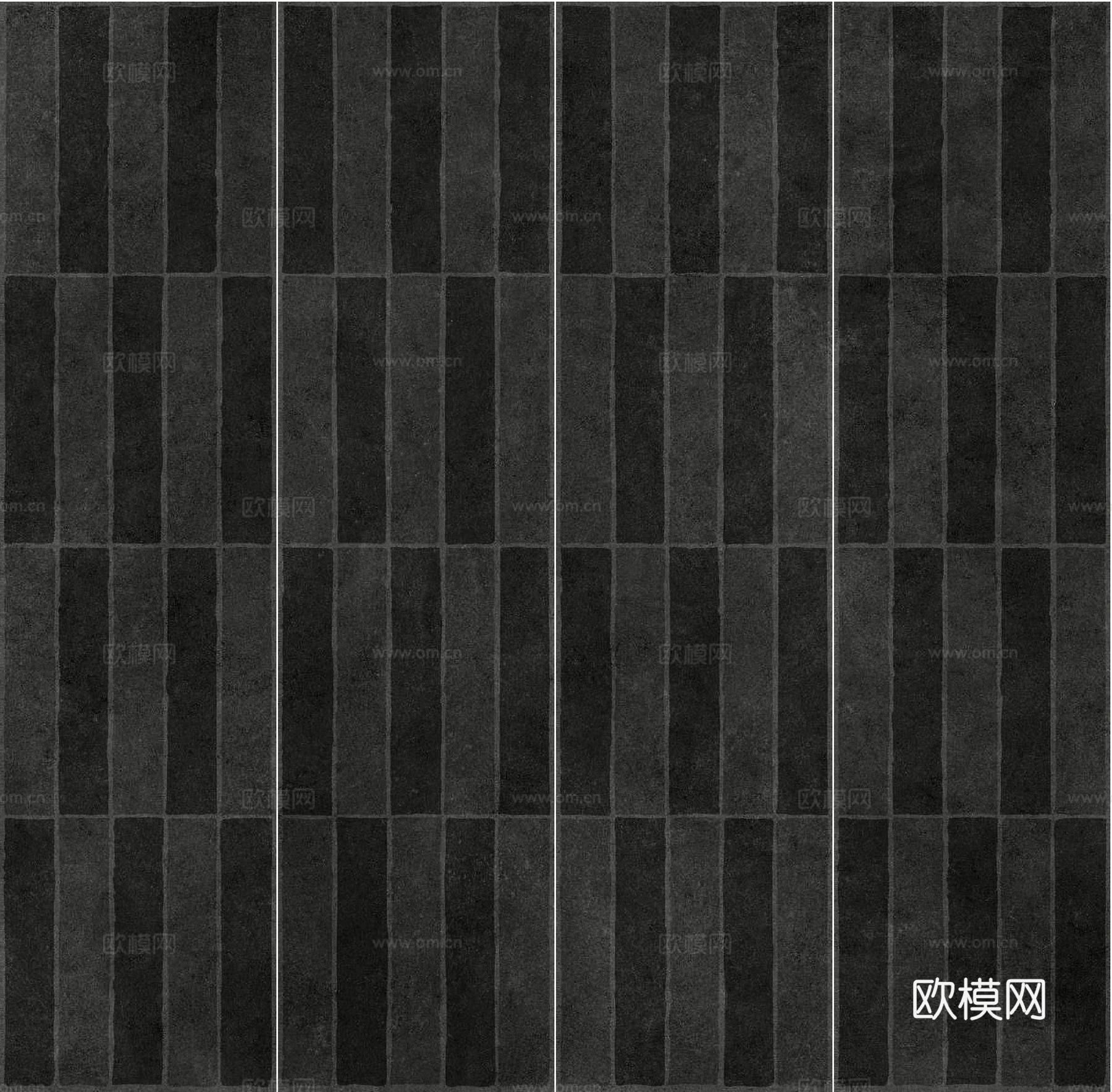 黑色复古仿古格子砖