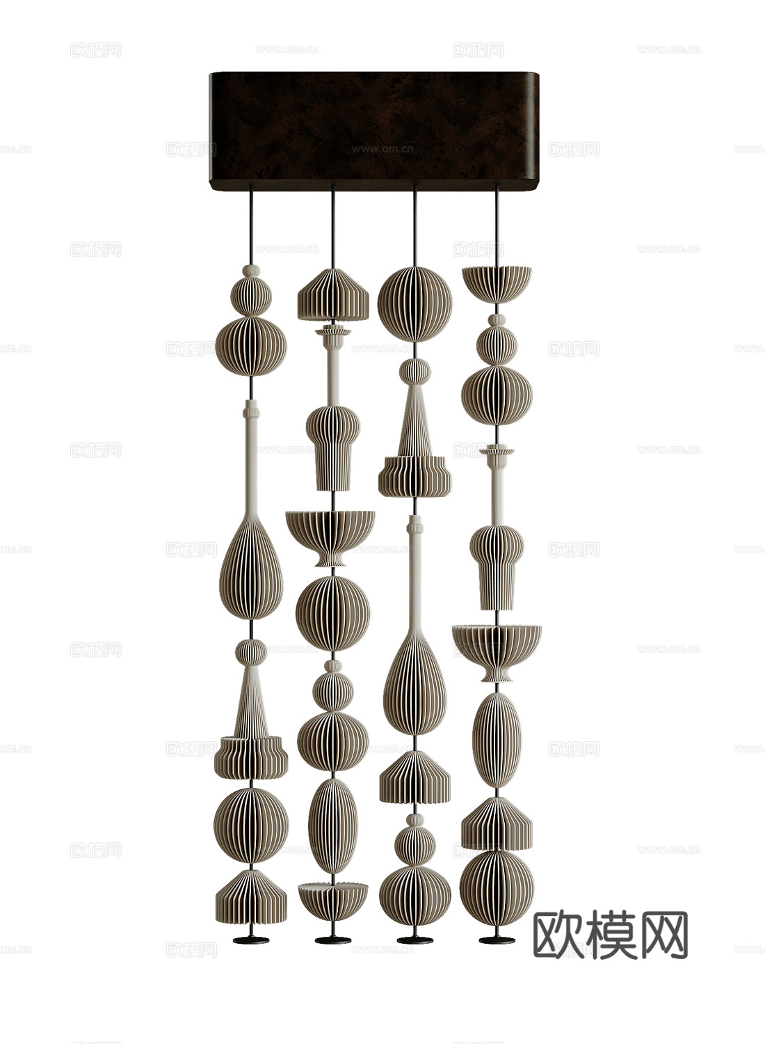 屏风3d模型下载