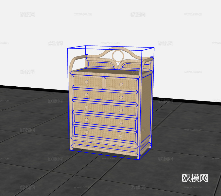 置物柜su模型