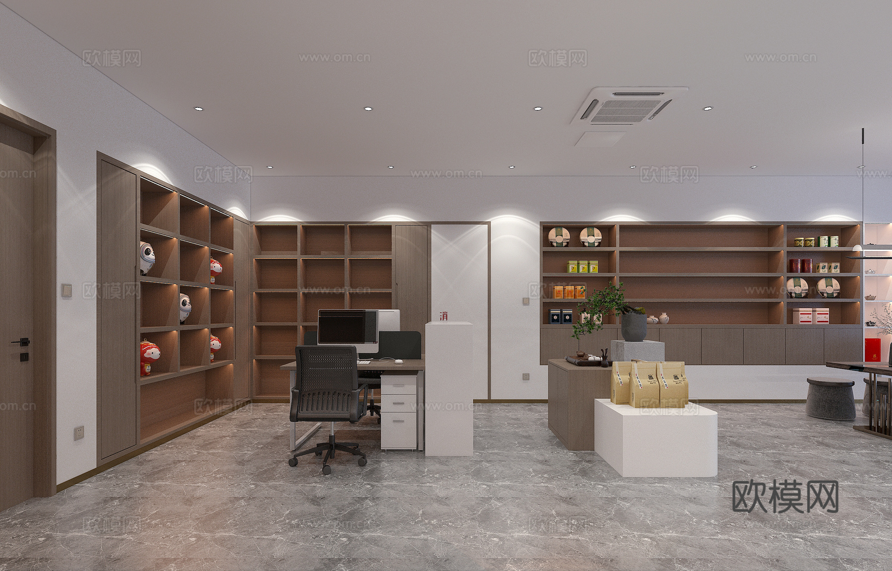 礼品店、酒水3d模型