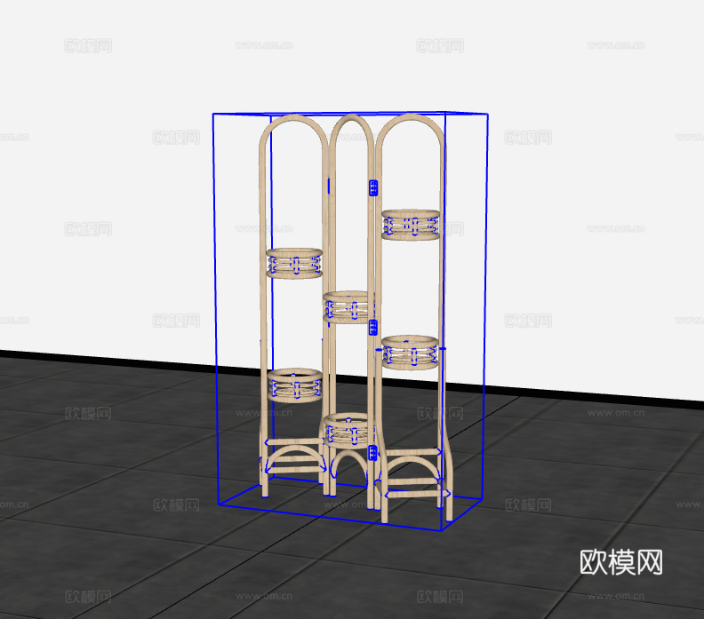置物架su模型