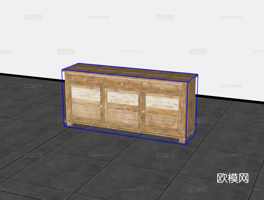 边柜su模型
