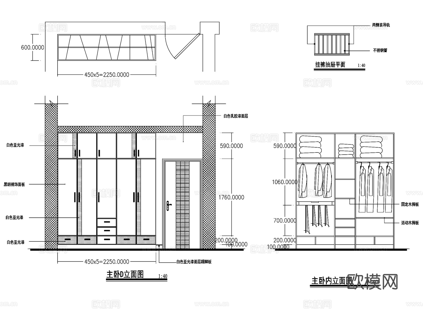 室内柜子衣柜酒柜电视柜鞋柜CAD施工图集 16套cad施工图