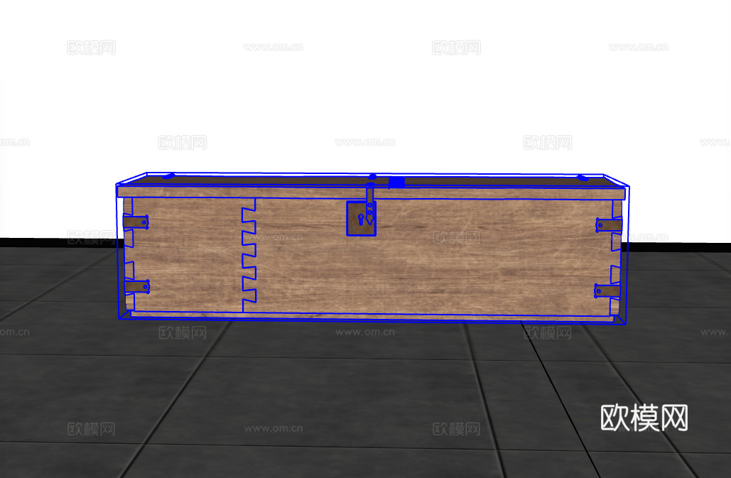 电视柜su模型下载（渲染图2）