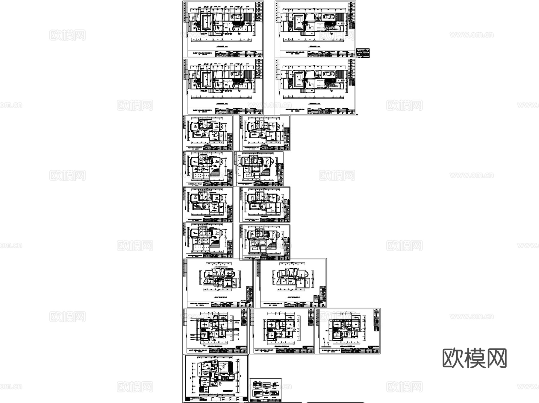 天花吊顶节点大样室内装饰CAD施工图集cad施工图
