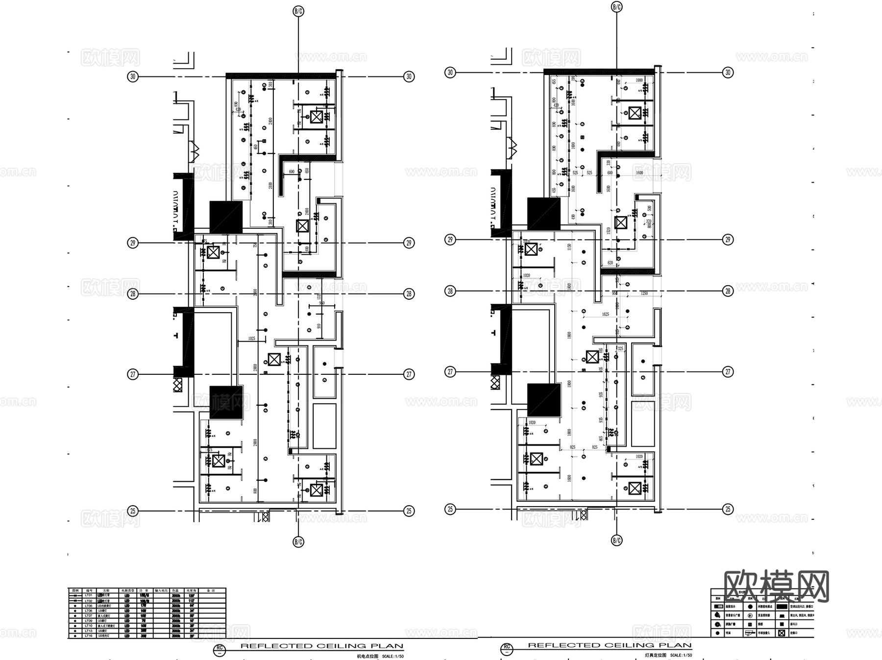 室内电气配电照明系统CAD施工图集 60套cad施工图cad施工图