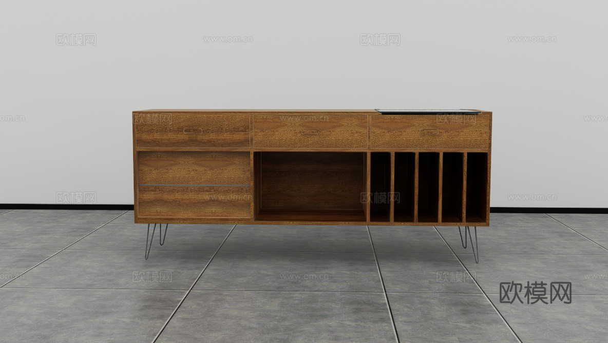 电视柜su模型下载（渲染图1）