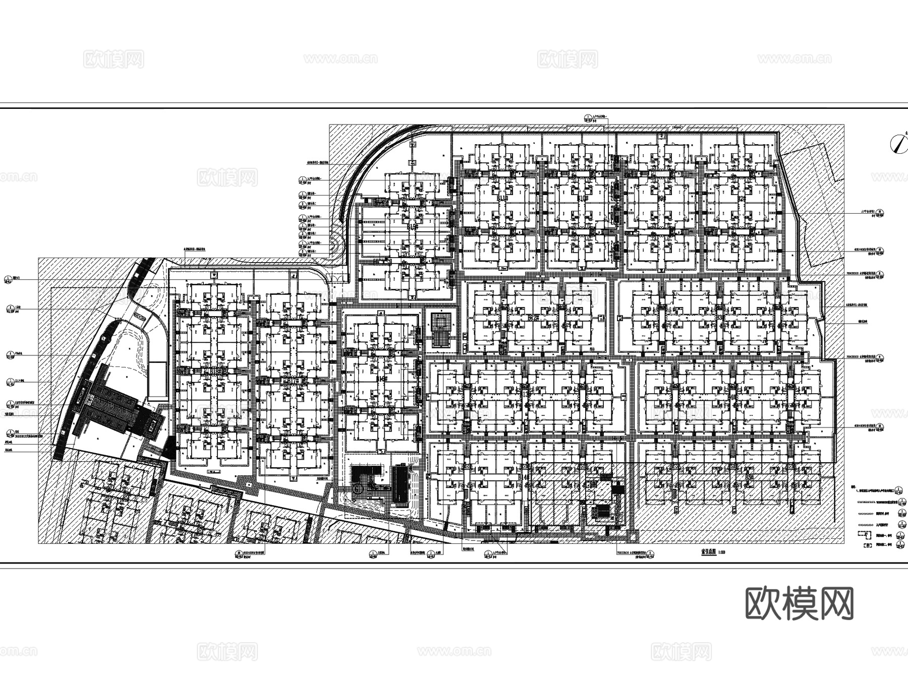 重庆融创康桥融府三期大区住宅区小区居住区景观CAD施工图全套cad施工图
