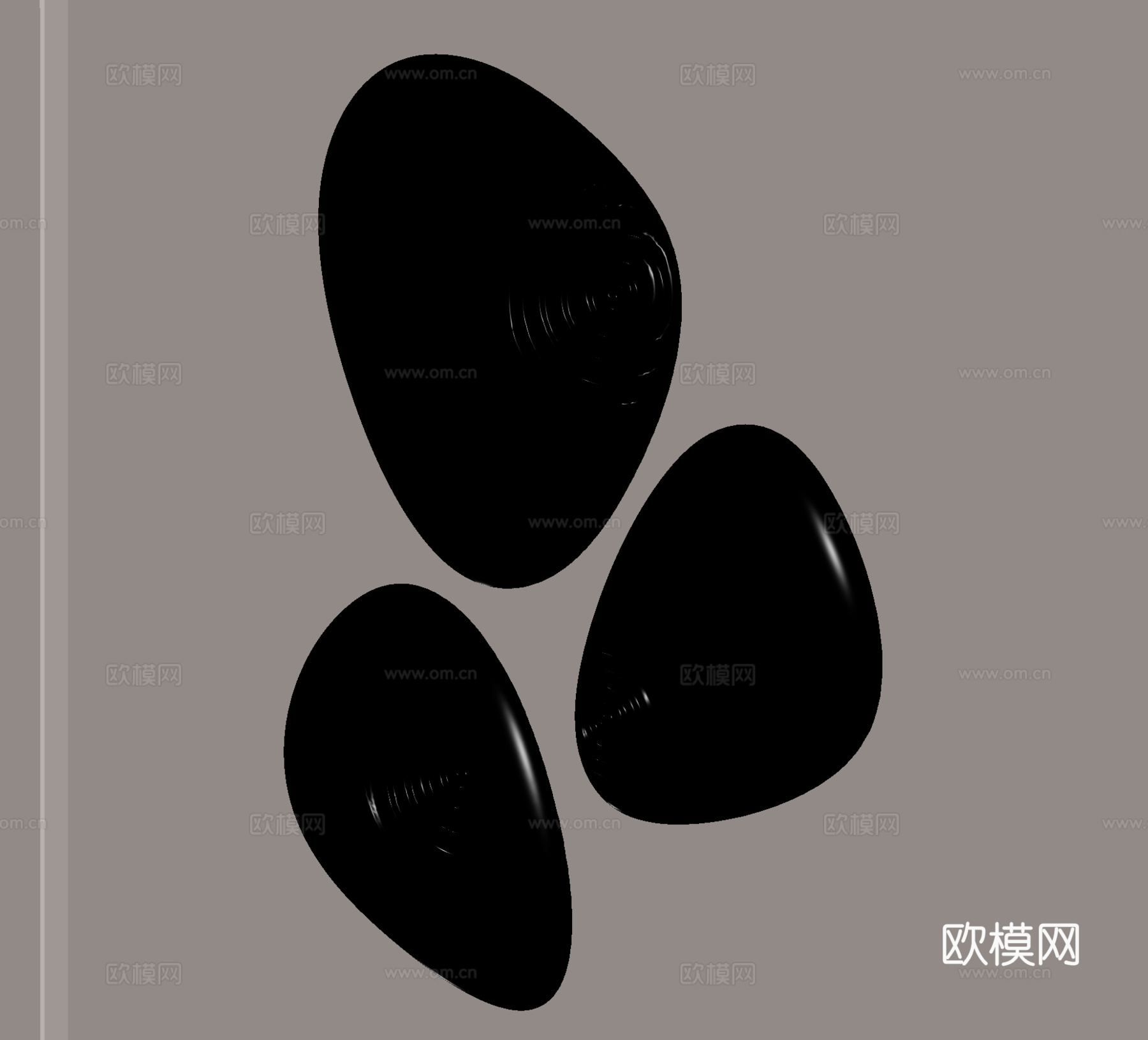 现代简约挂件 立体墙饰su模型