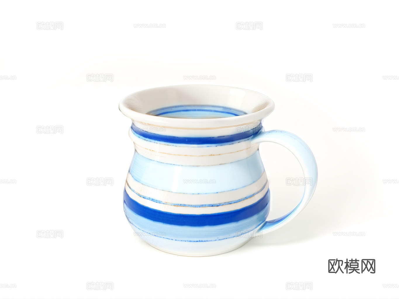 马克杯 杯子su模型