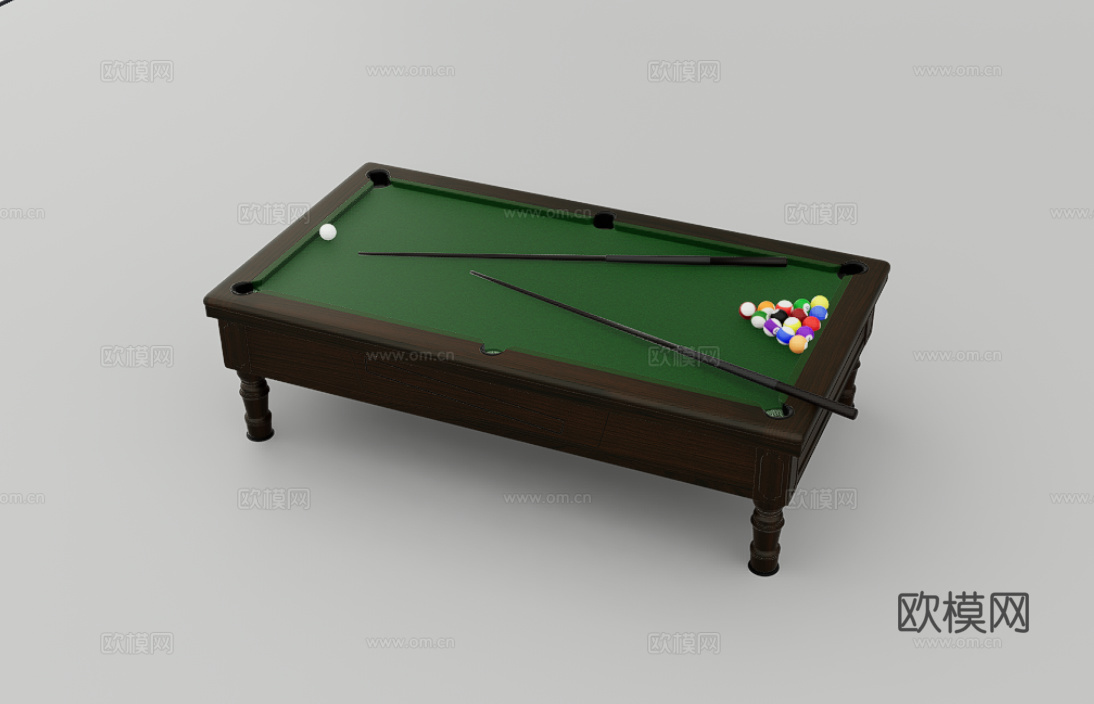 台球桌su模型