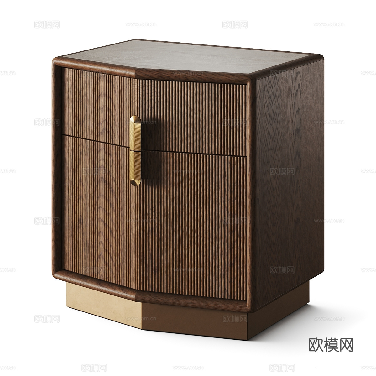 Silvio现代床头柜3d模型下载（渲染图1）