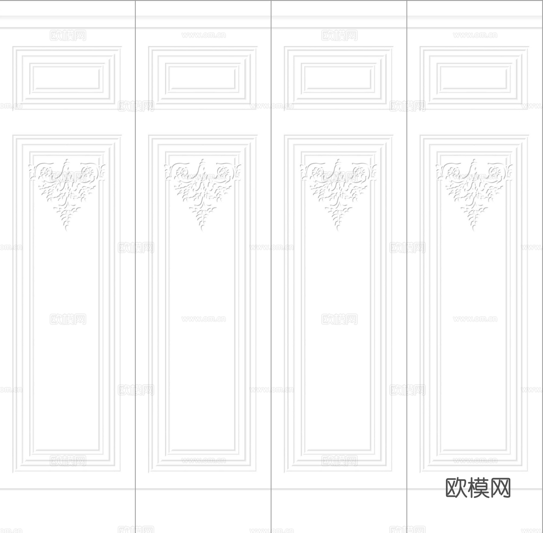 白色仿古花纹砖