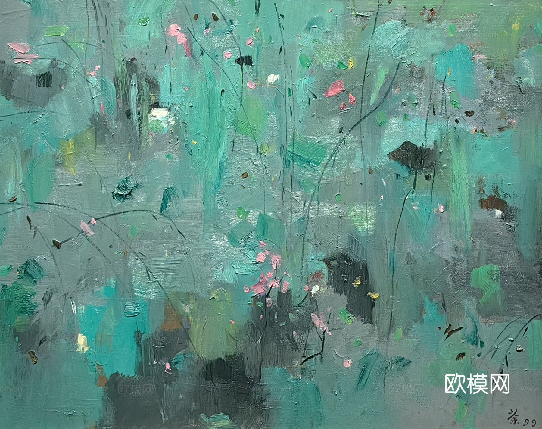 吴冠中绘画作品