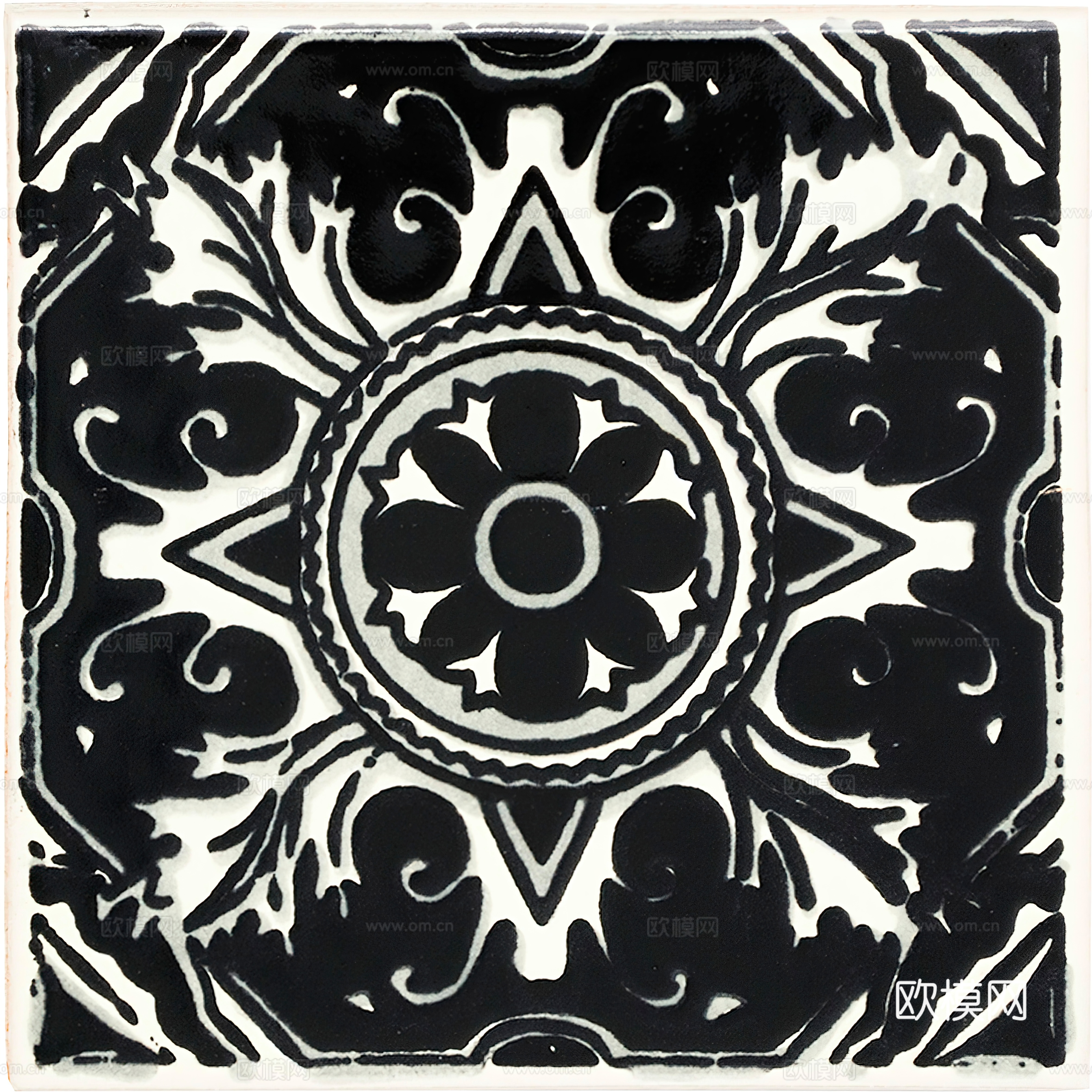 复古小花砖下载