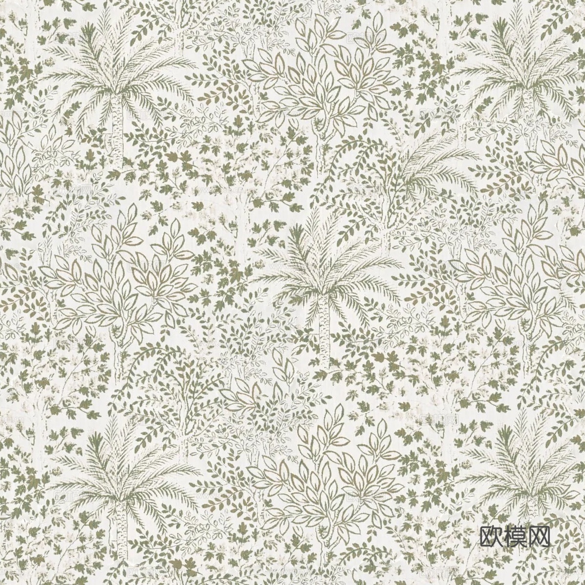 法式无缝复古花纹布纹壁纸
