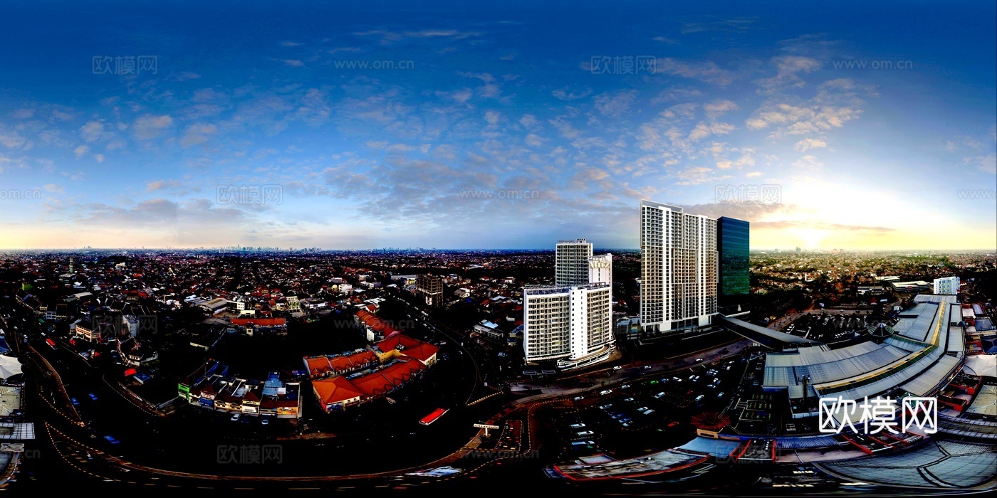 城市天际线hdr