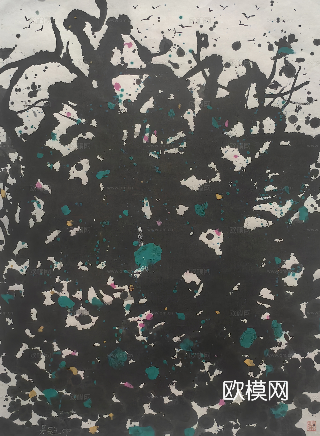 吴冠中绘画作品下载