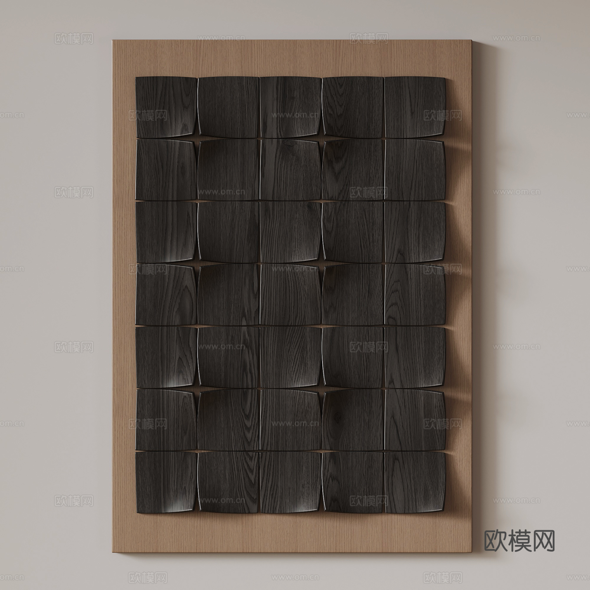 现代意式墙饰 装饰画su模型
