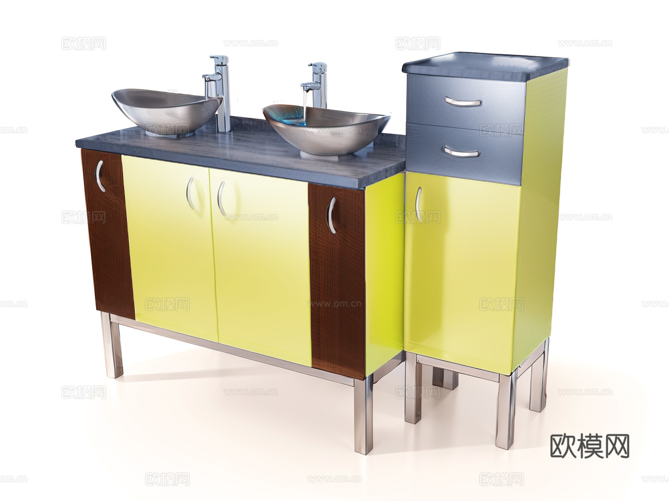 洗手台su模型