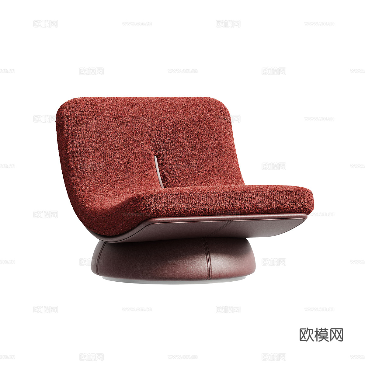 现代luzaro皮革躺椅3d模型下载（渲染图5）