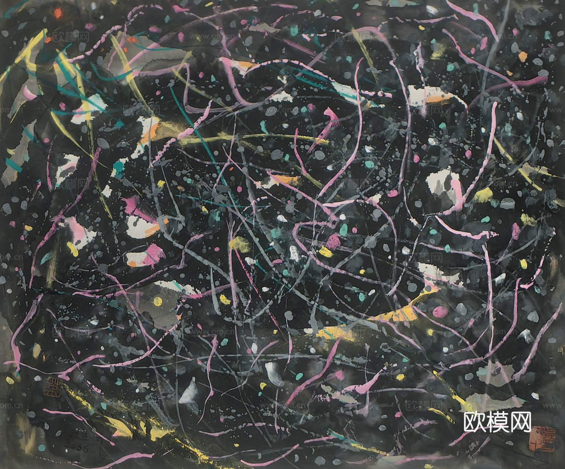 吴冠中绘画作品