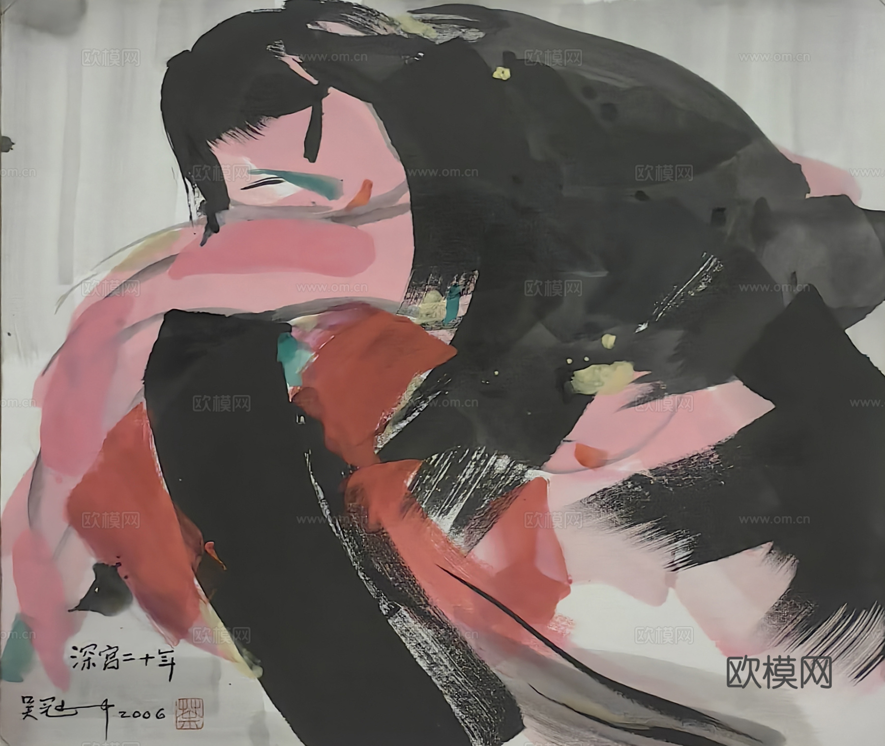 吴冠中绘画作品