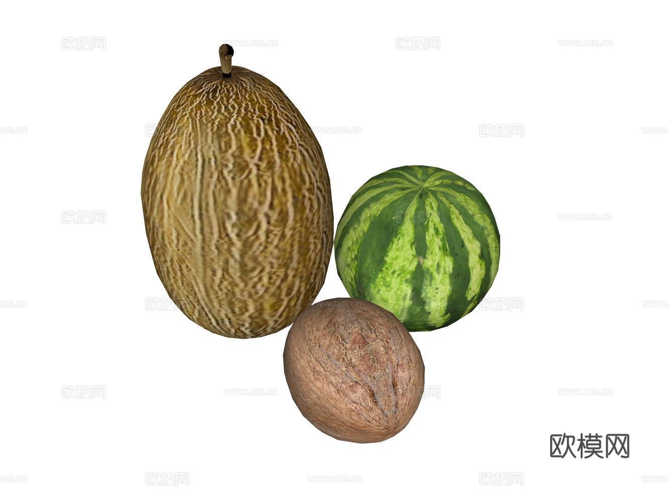 水果食物su模型