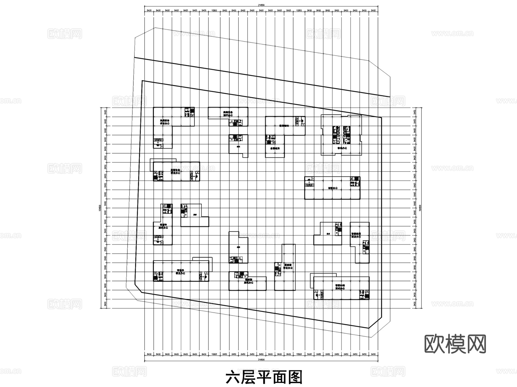 盐城中韩汽车产业园工业建筑规划CAD施工图+SU+文本cad施工图
