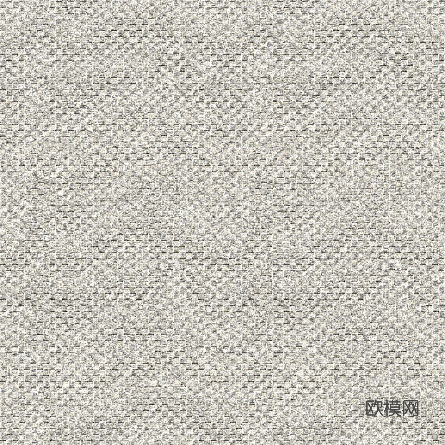 无缝米色方形条纹针织布料